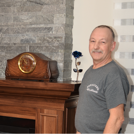 Alain Dupont ancien propriétaire d'Ébénisterie d'Alain