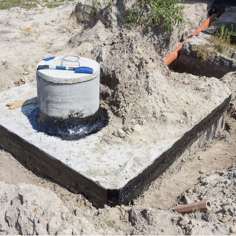 Installation fosse septique fait par Éric Tanguay Excavation et Déneigement