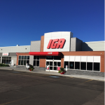 Image vue extérieur de l'épicerie IGA Cloutier située à normandin