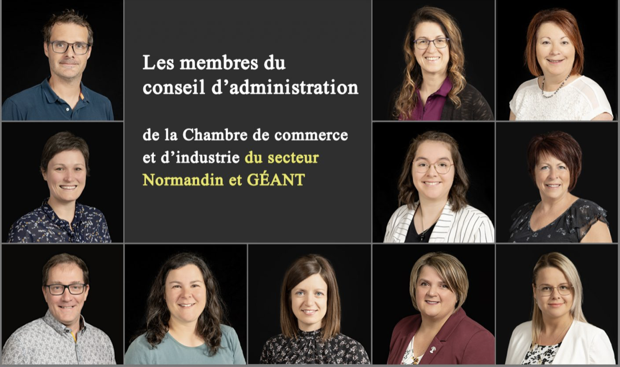 Photo d'équipe de la Chambre de commerce secteur Normandin